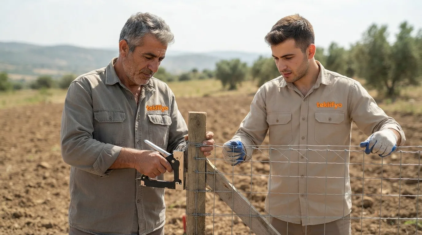 Tarlayı Telle Çevirme