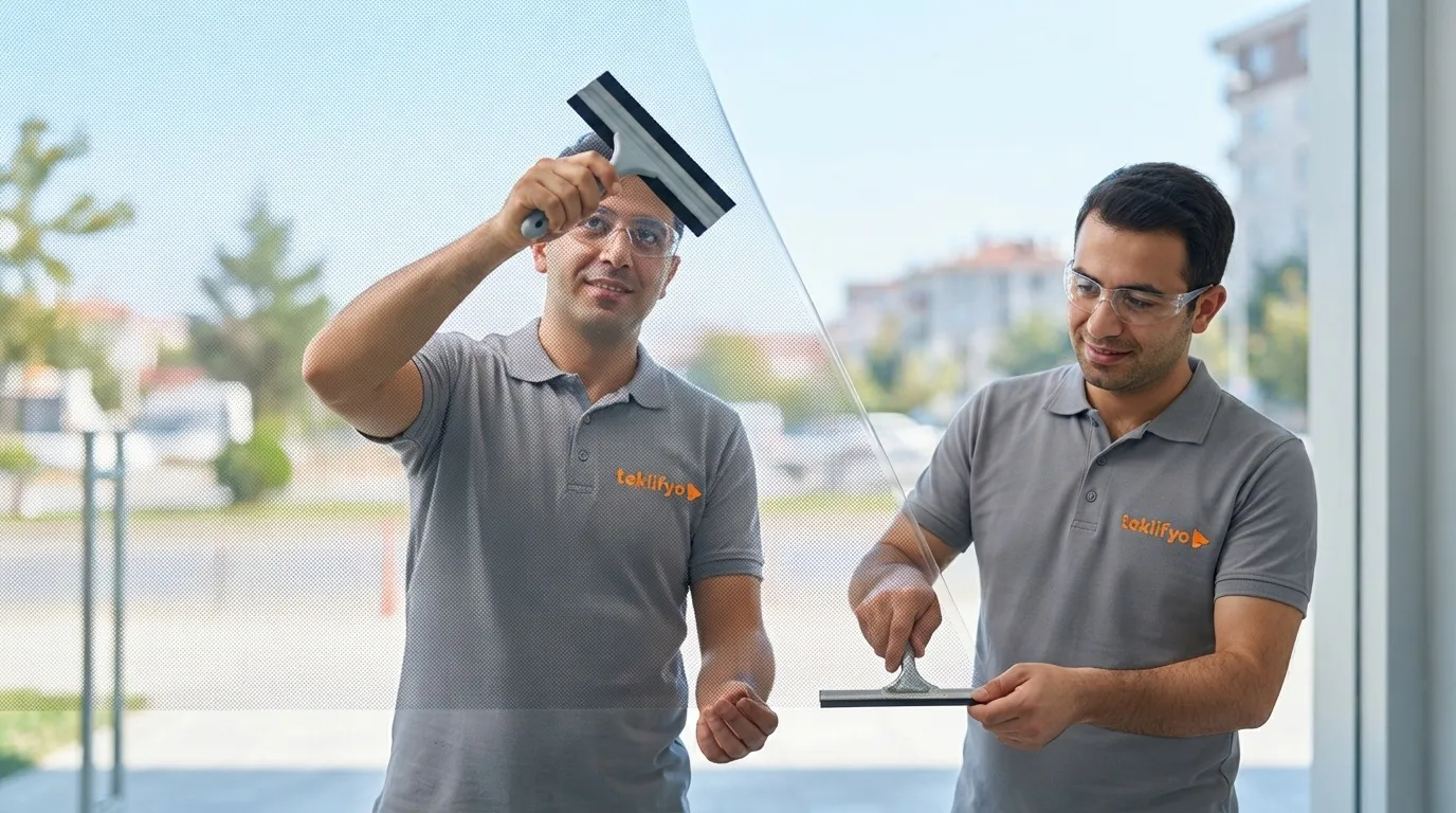 Delikli Folyo Cam Kaplama