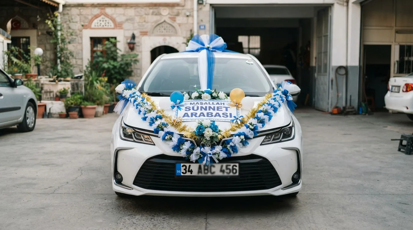 Sünnet Arabası Süsleme