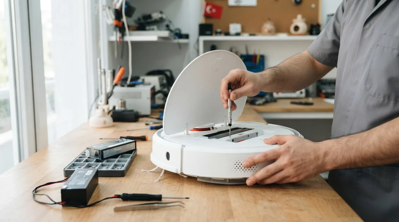 Xiaomi Robot Süpürge Batarya Değişimi