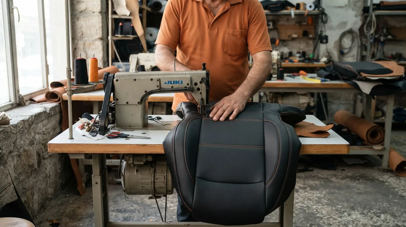 Araba Koltuk Kılıfı Dikimi