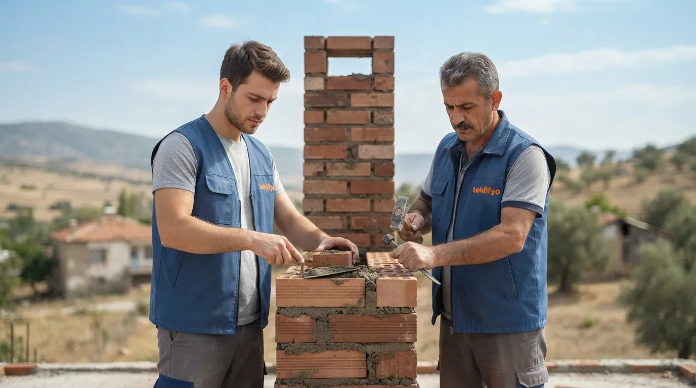Tuğla Baca Yapımı