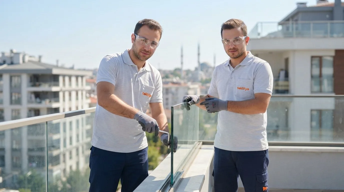 Cam Balkon Korkuluk