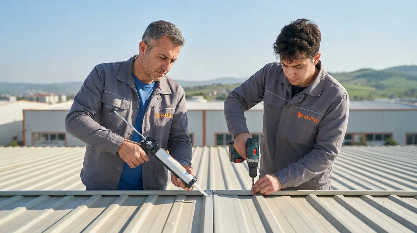 Sandviç Panel Çatı Tamiri