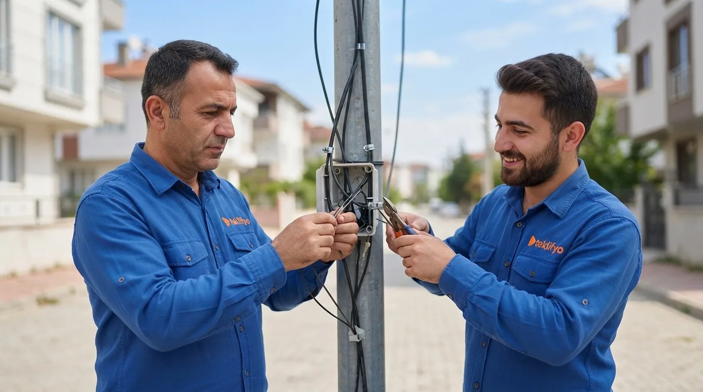 Elektrik Hattı Çekme