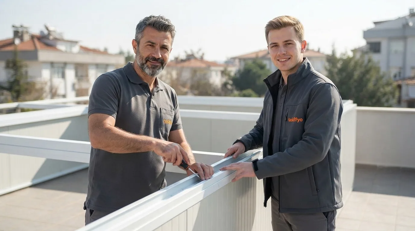 Sandviç Panel Teras Kapatma