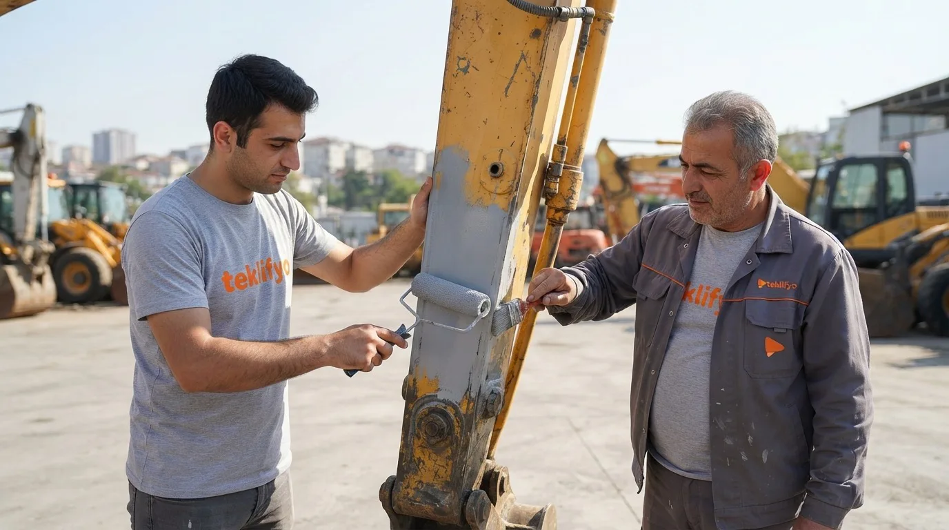 İş Makinası Boyama