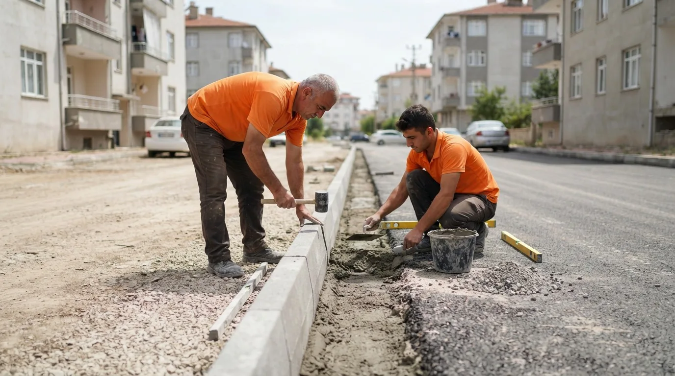 Bordür Taşı Döşeme