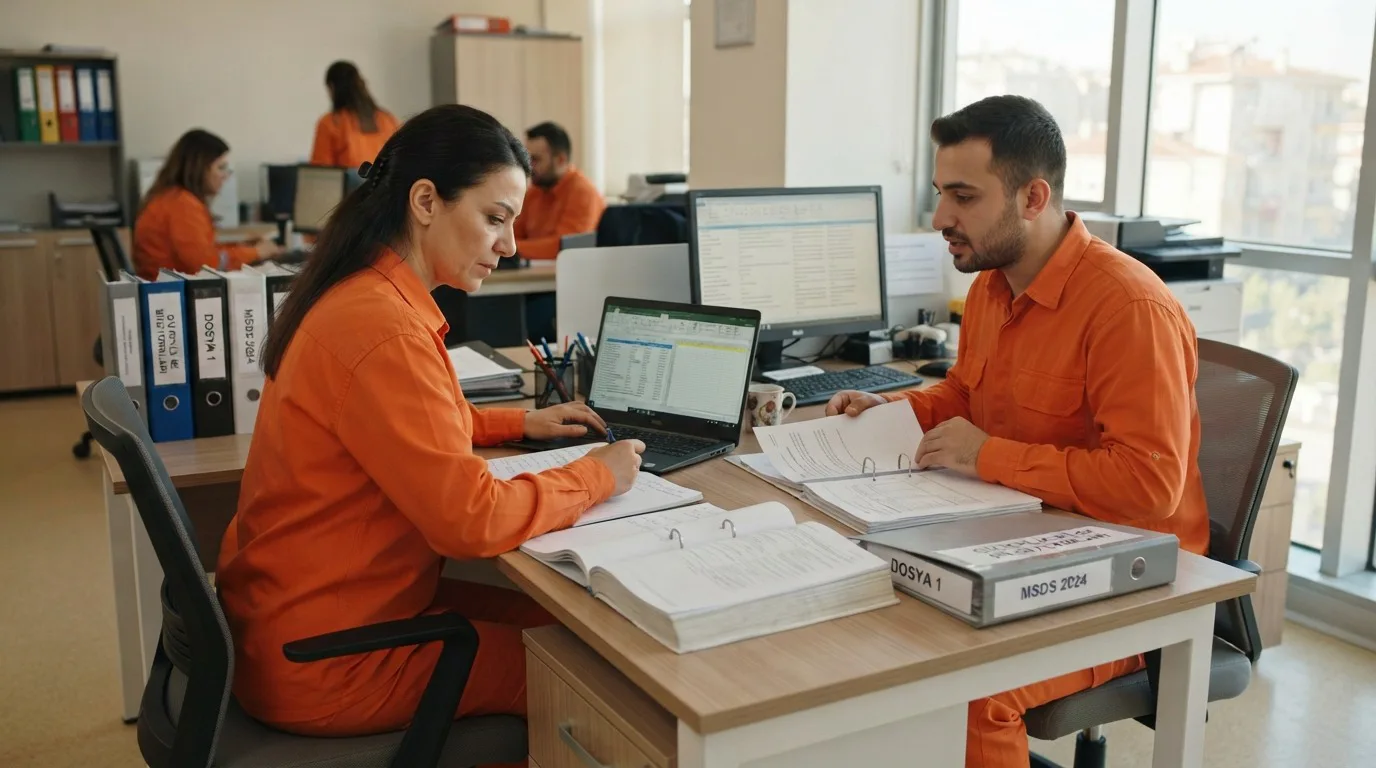 Malzeme Güvenlik Bilgi Formu Hazırlama
