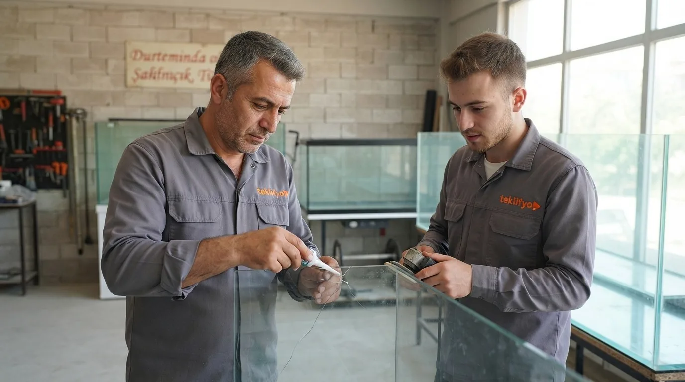 Akvaryum Camı Tamiri
