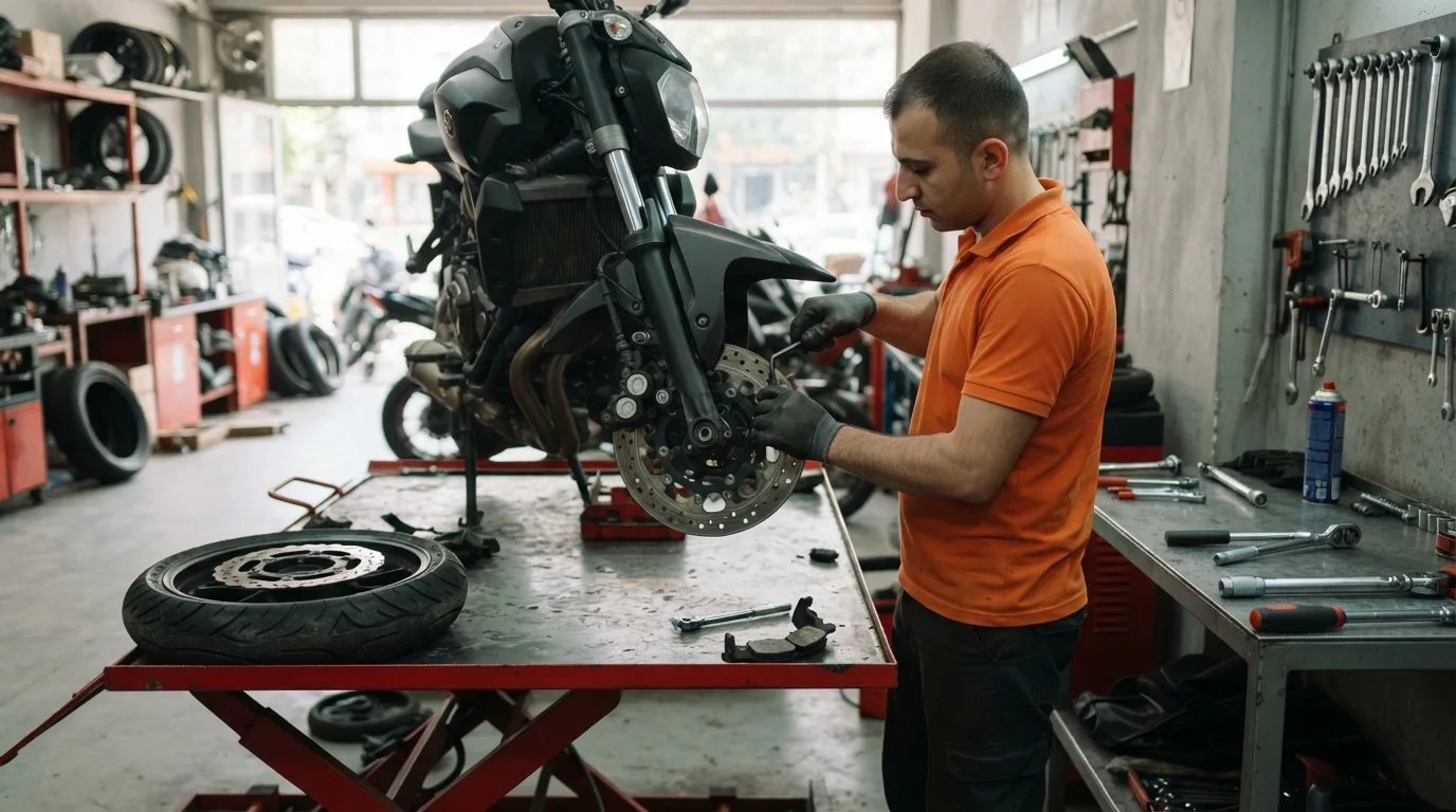 Motosiklet Balata Değişimi