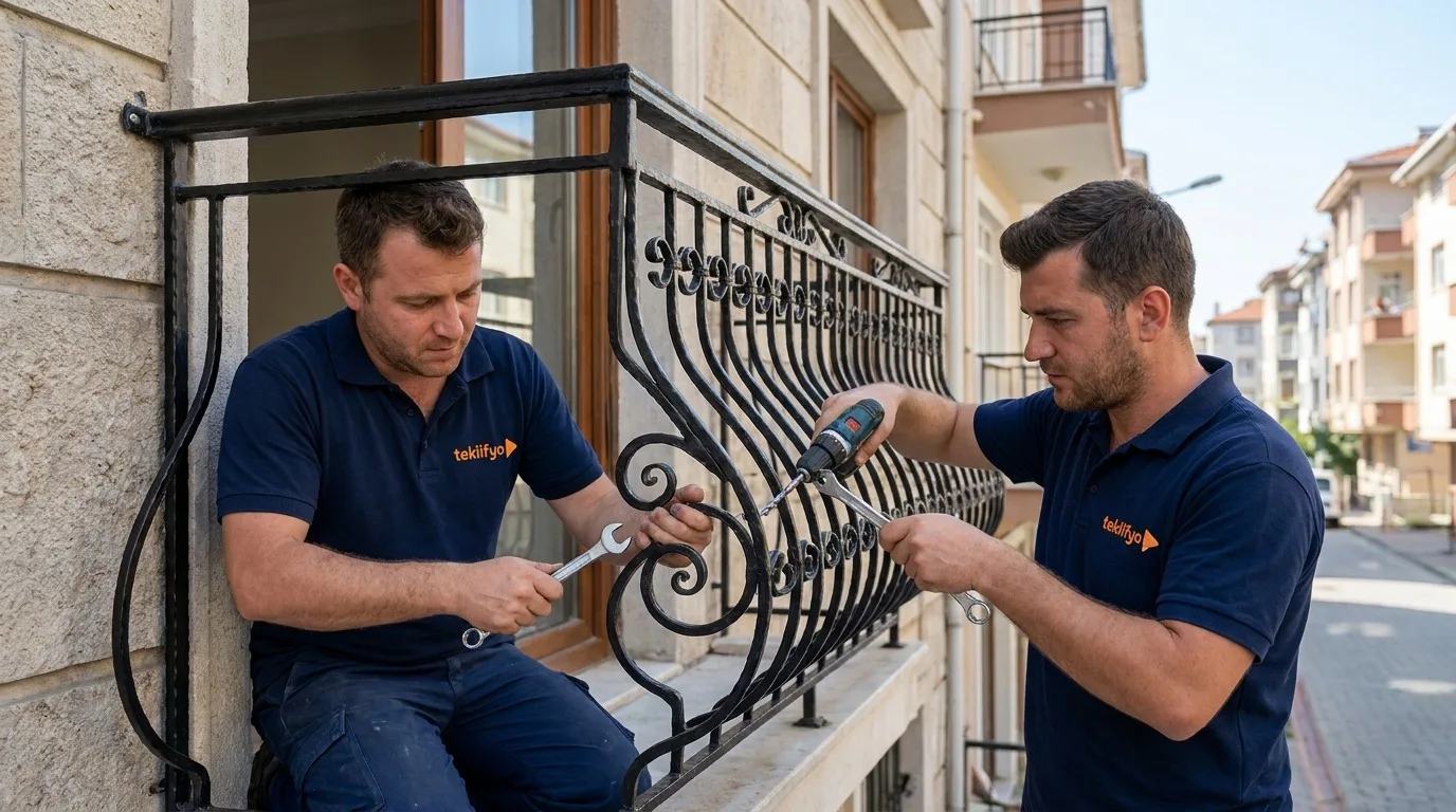 Ferforje Balkon Korkuluk