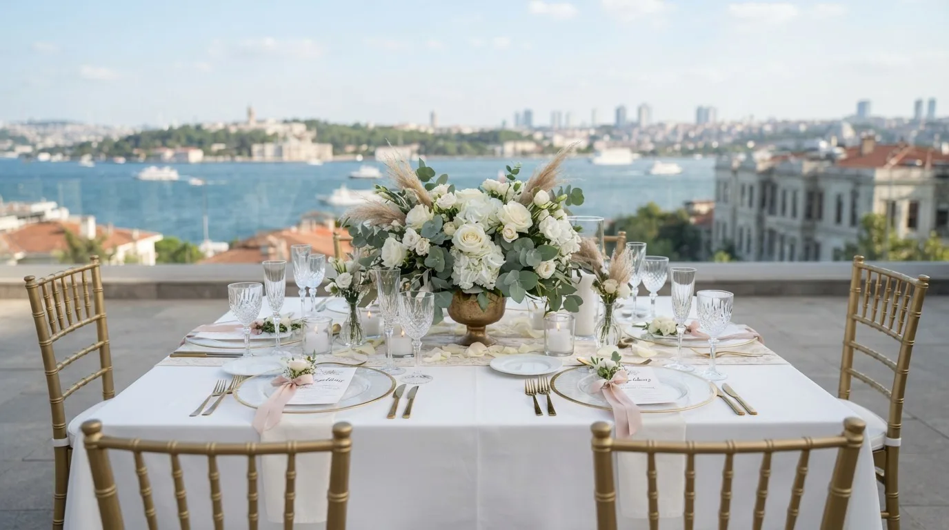 Düğün Masası Süsleme
