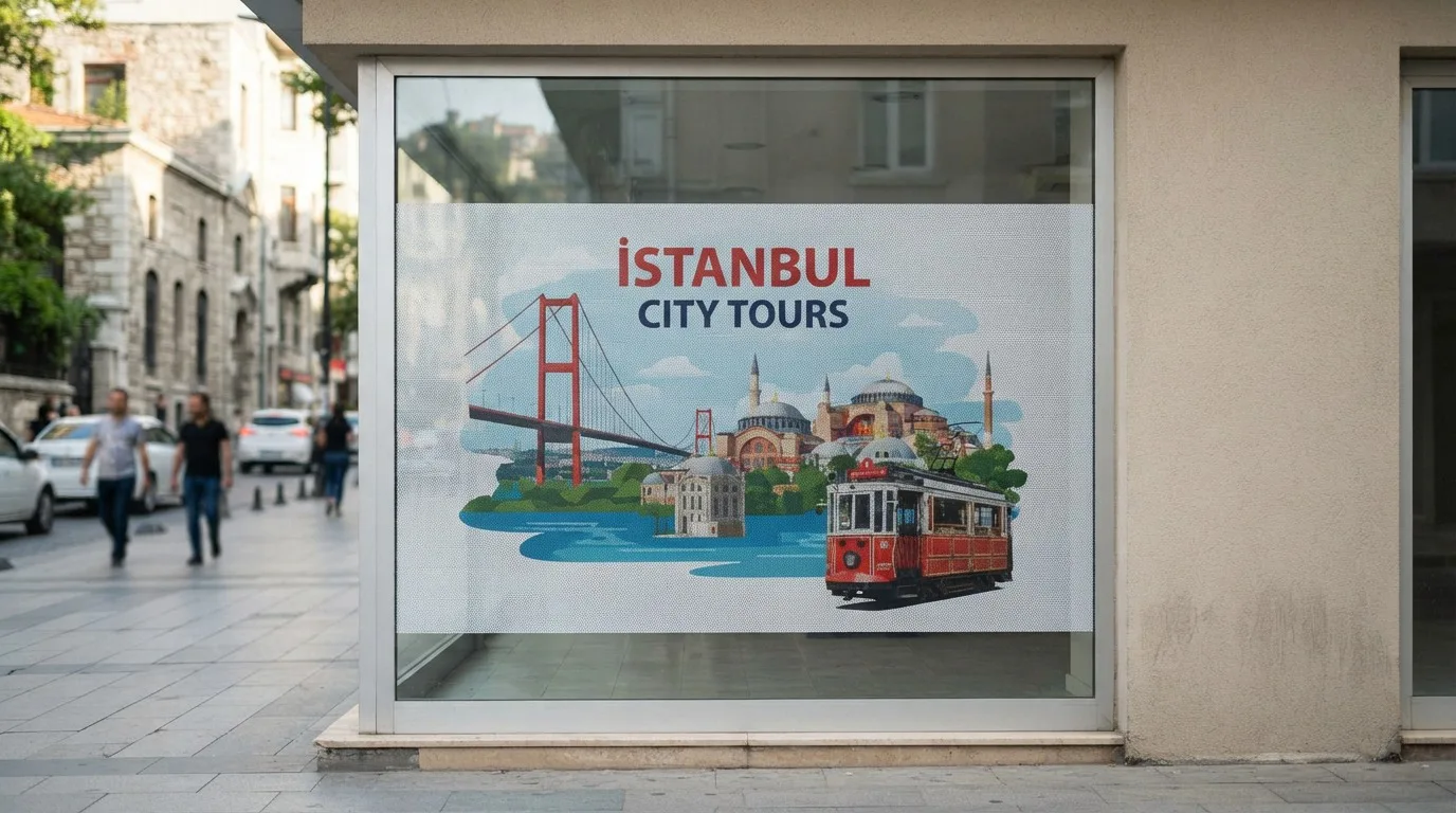 One Way Vision Baskı
