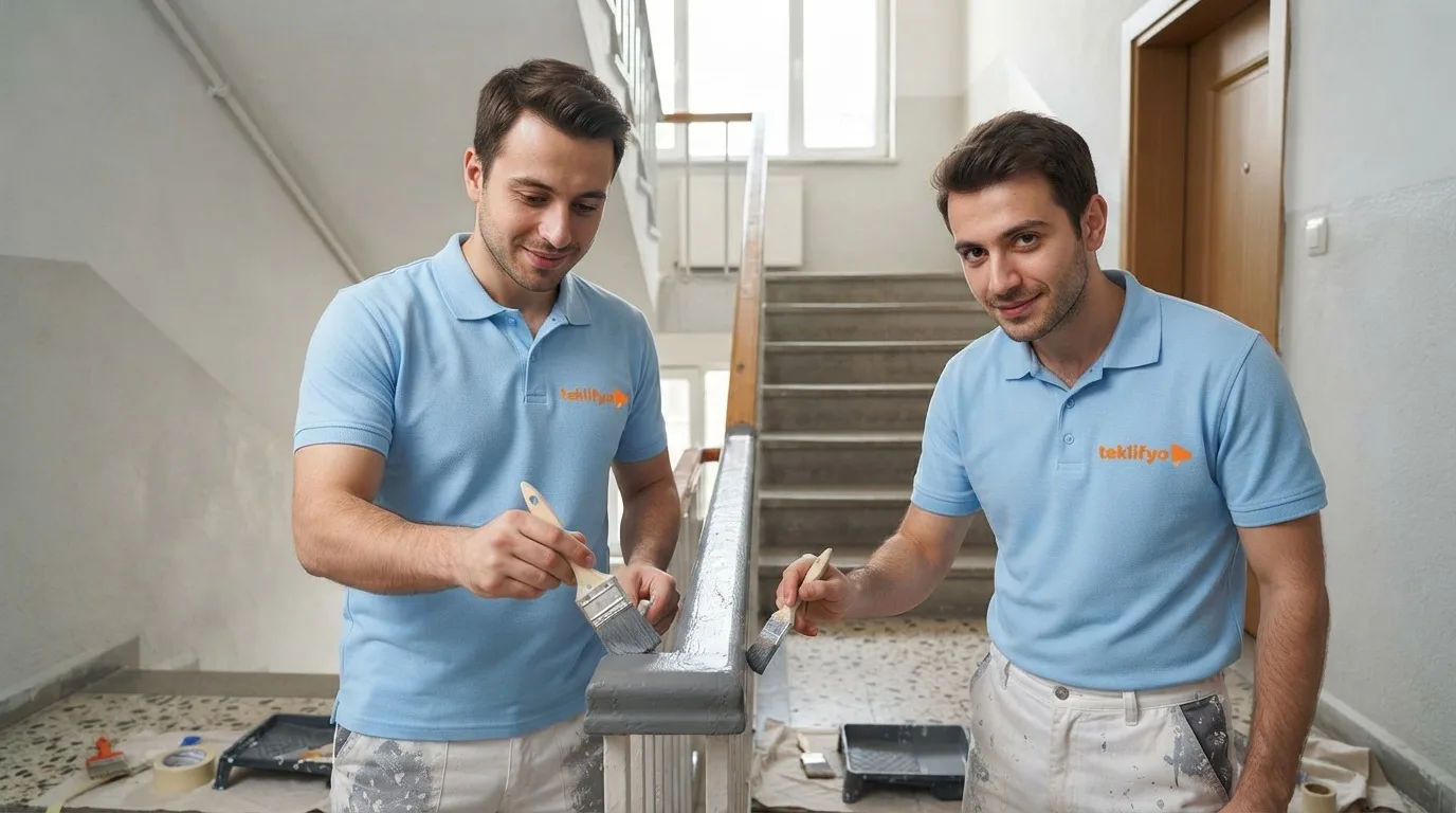 Apartman Merdiven Boyama