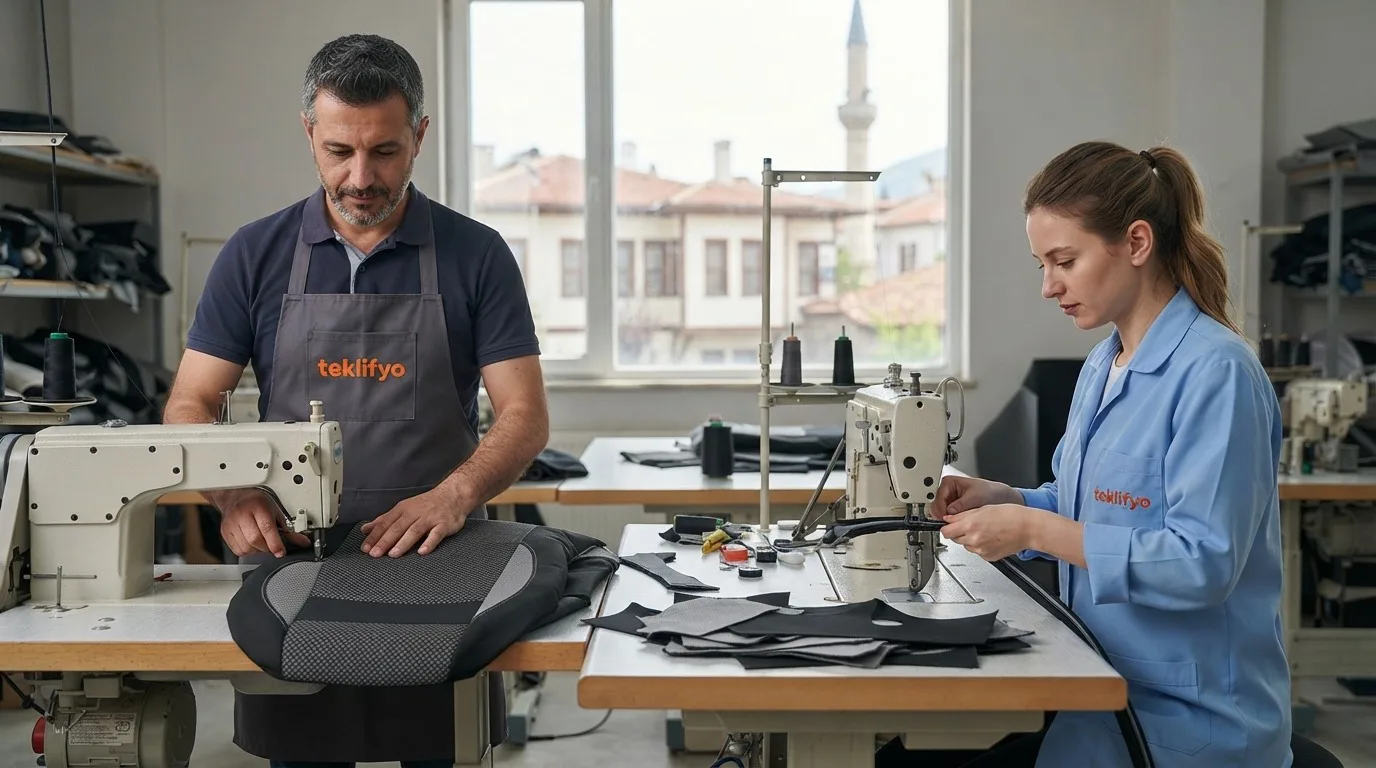 Koltuk Örtüsü Dikimi