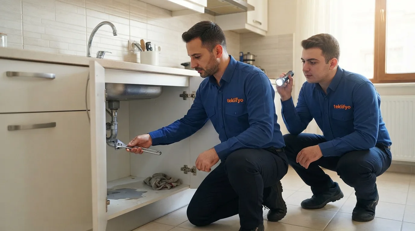 Lavabo Altından Su Kaçırıyor