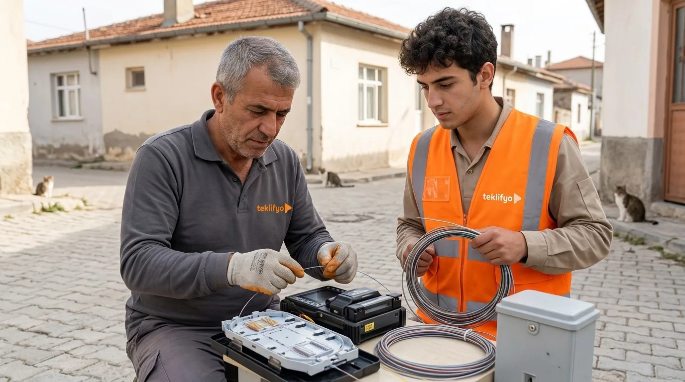 Fiber Kablo Çekimi