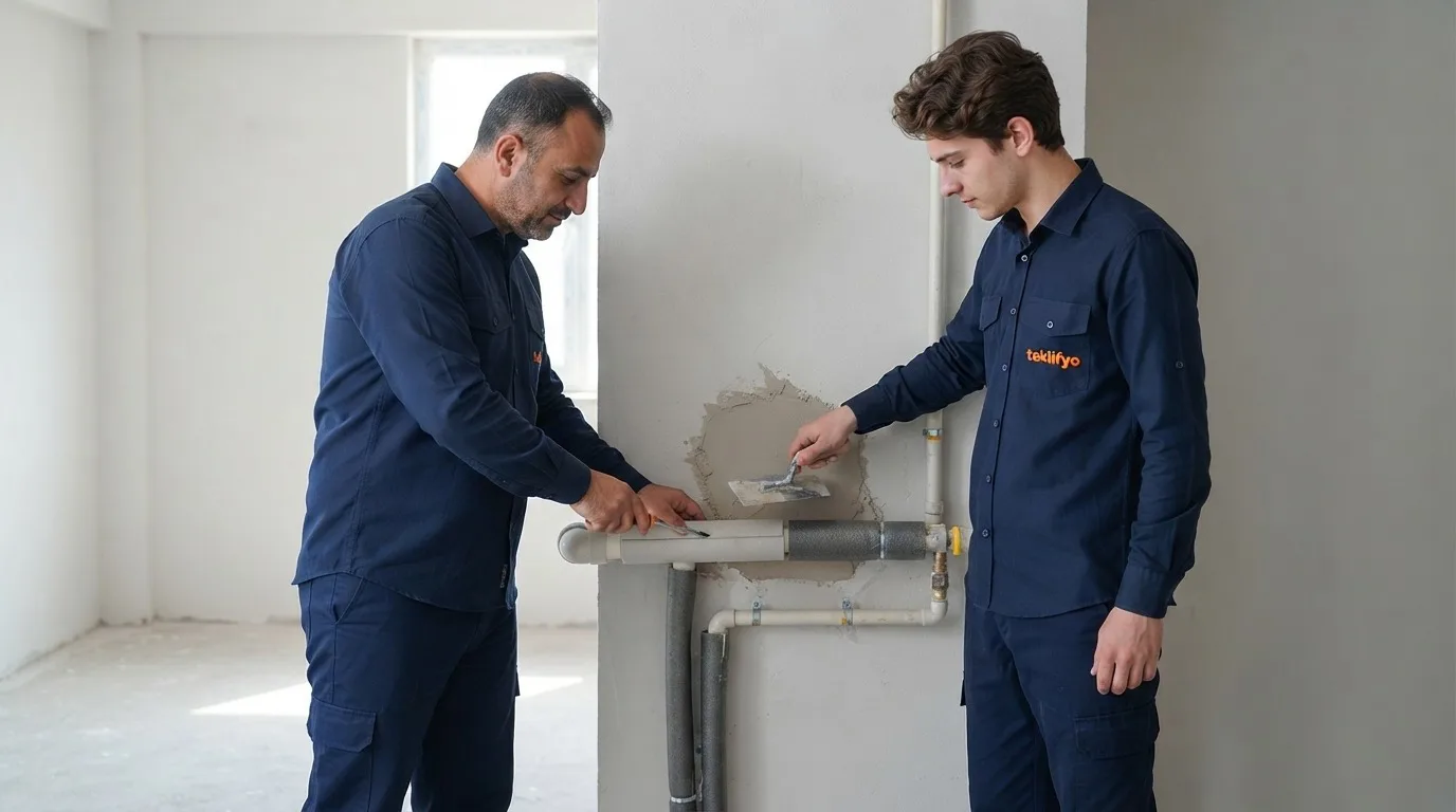 Doğalgaz Borusu Gizleme