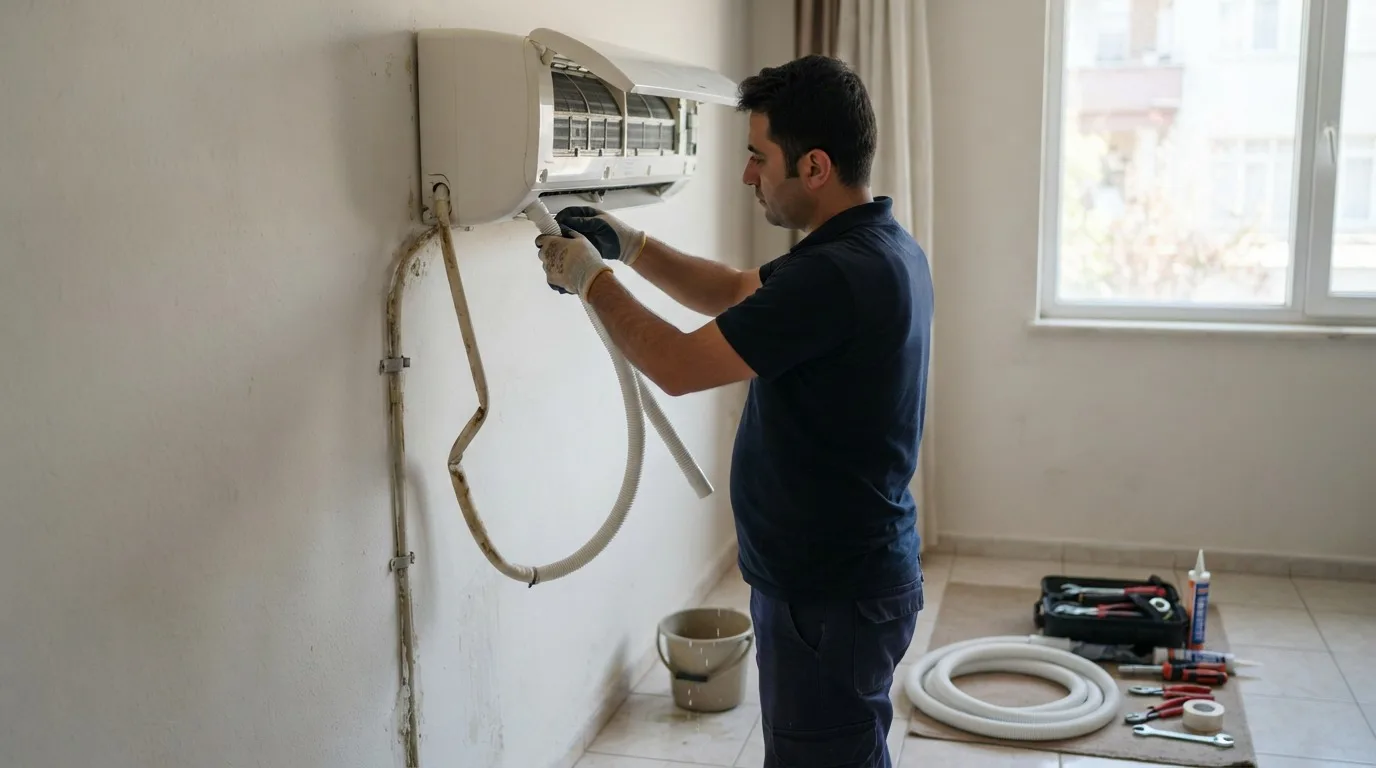Klima Su Tahliye Hortumu Değişimi