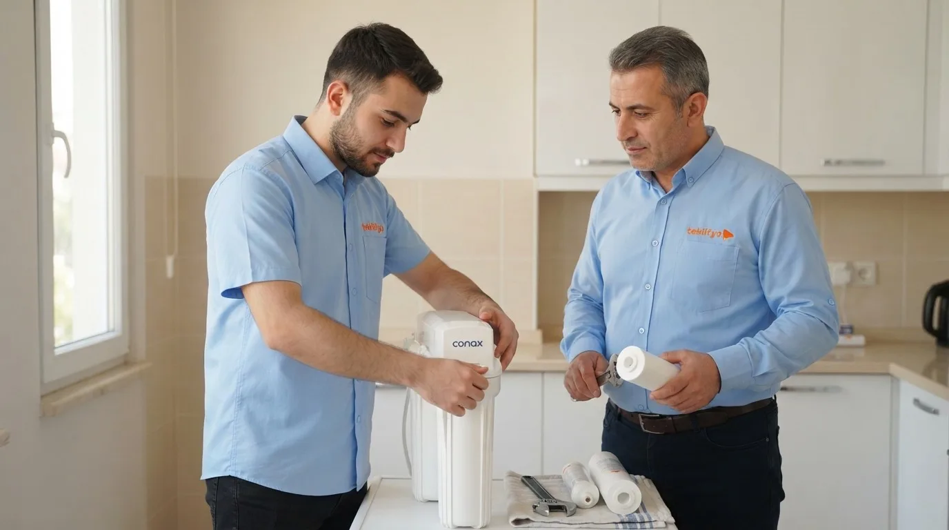 Conax Su Arıtma Filtre Değişimi