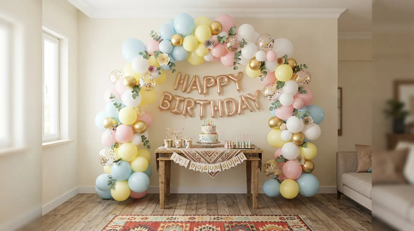 Doğum Günü Balon Süsleme