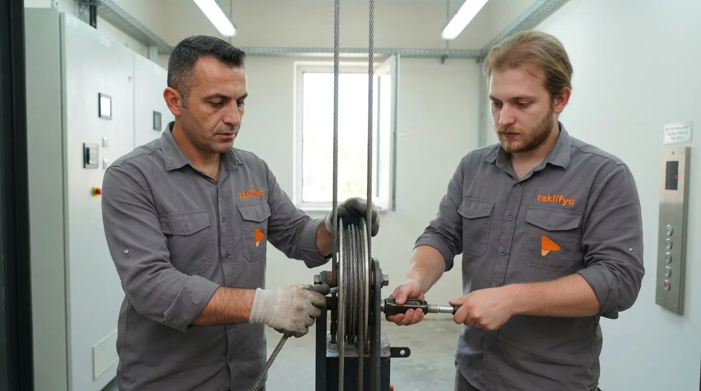 Asansör Halat Değişim
