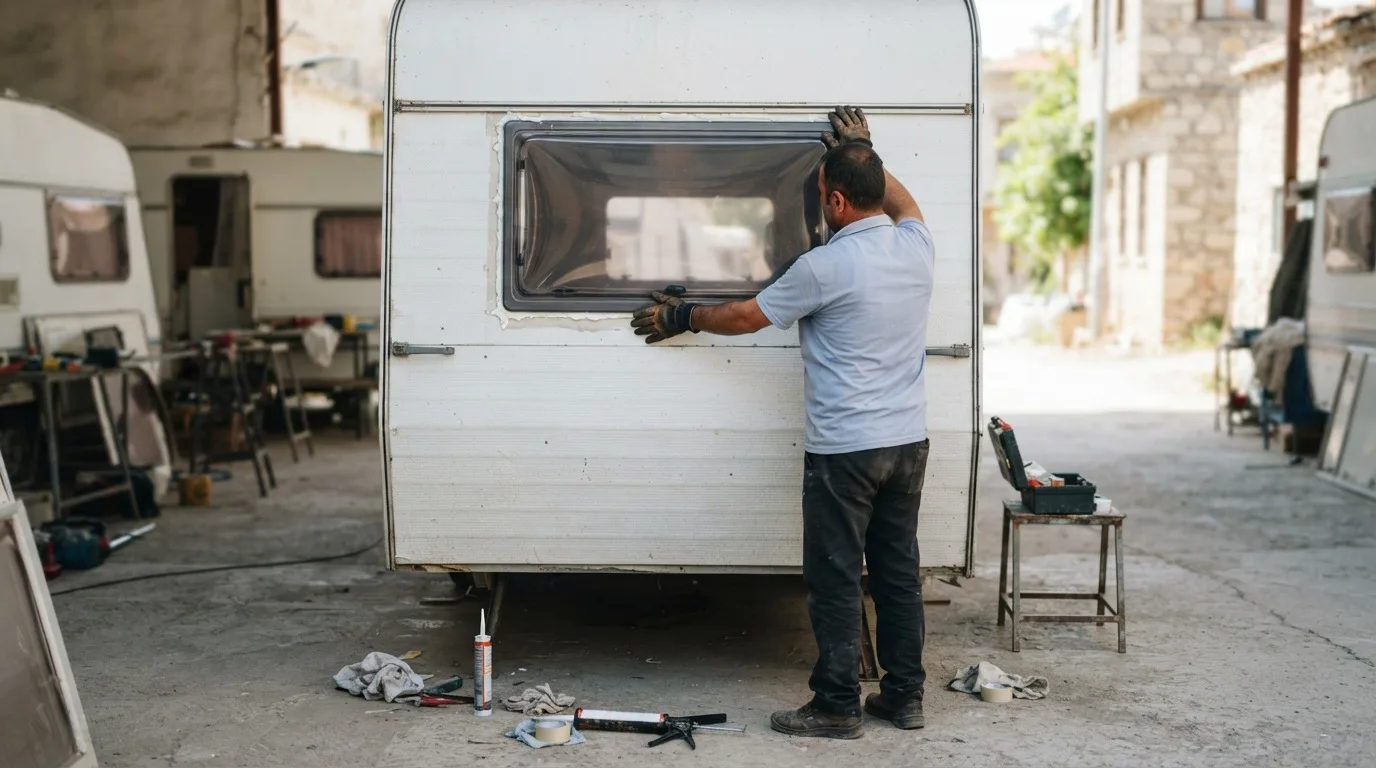 Karavan Camı Montajı