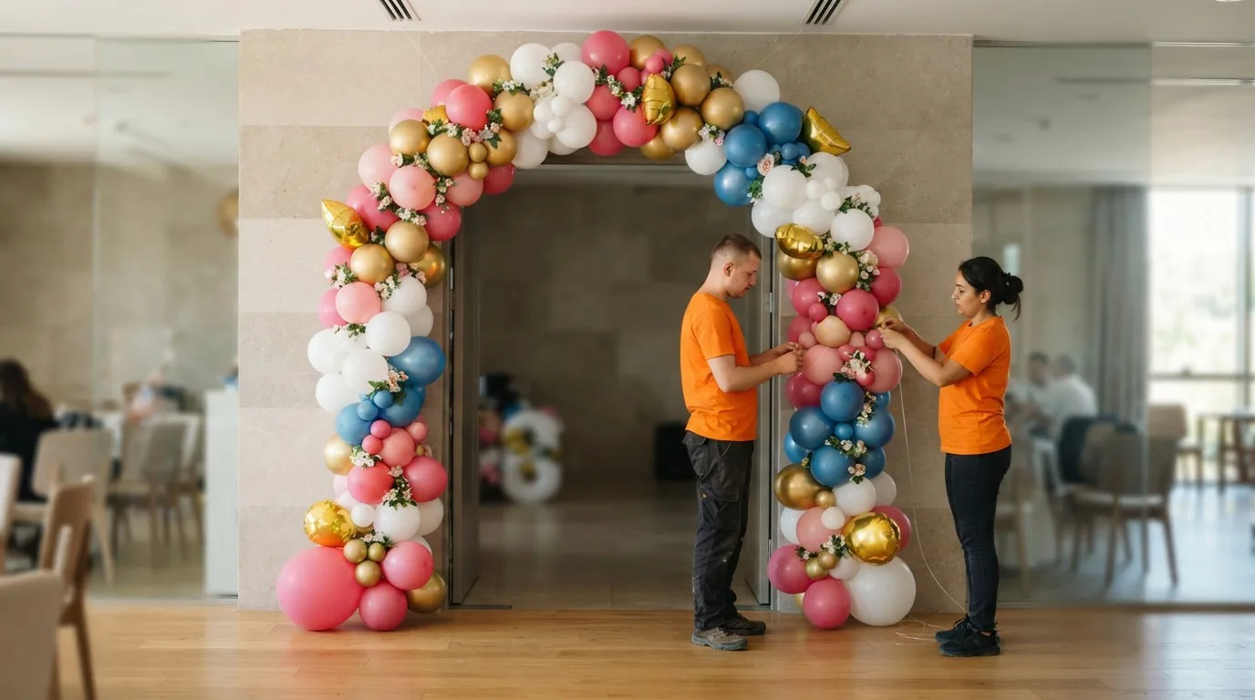 Zincir Balon Süsleme