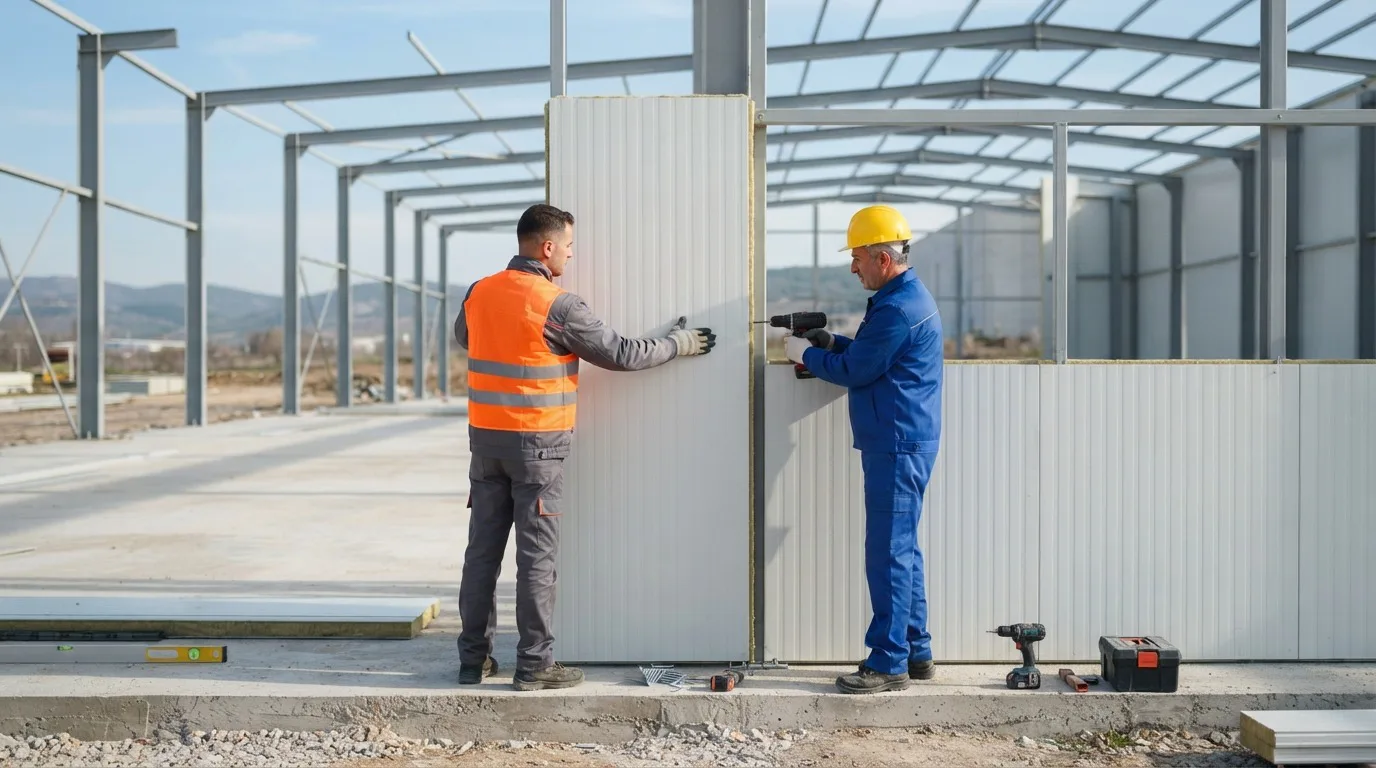 Sandviç Panel Montajı