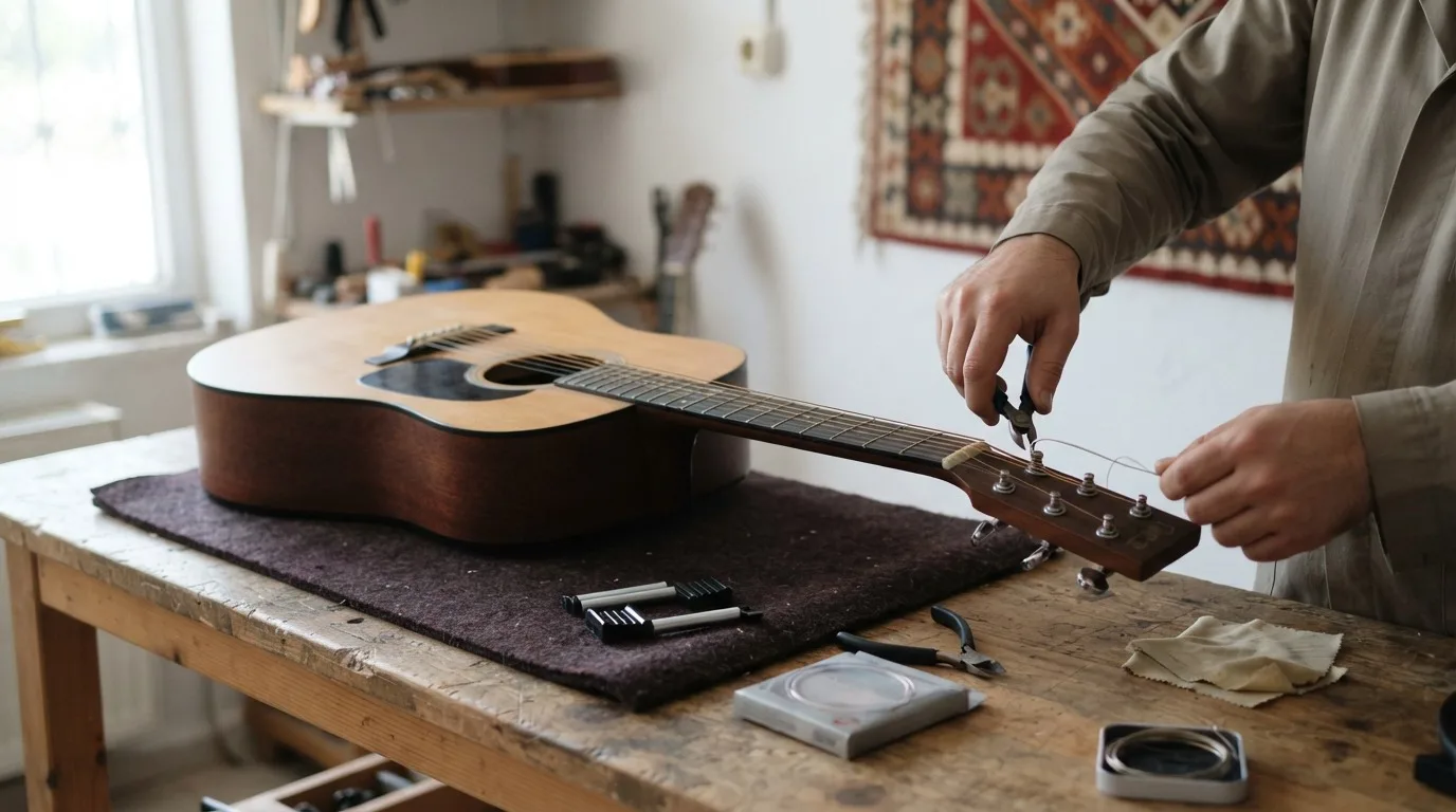 Gitar Teli Değiştirme