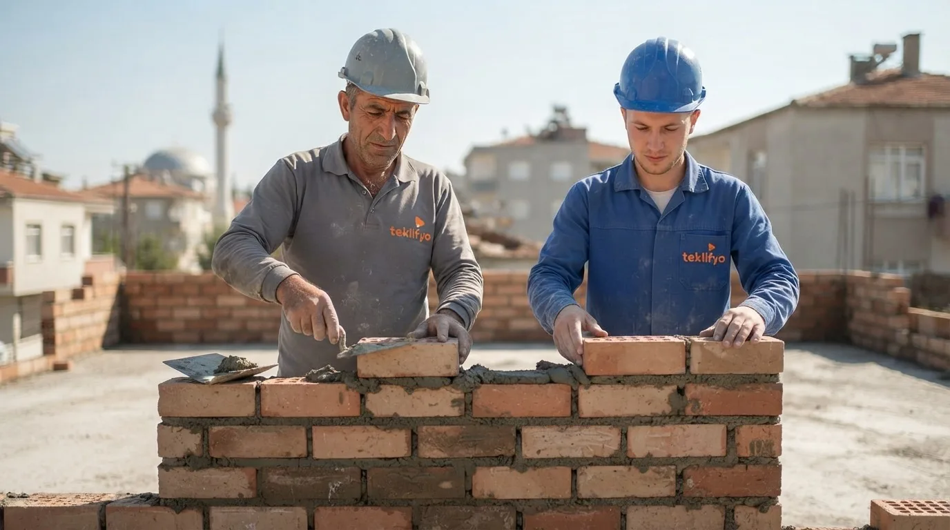 Tuğla Duvar Örme