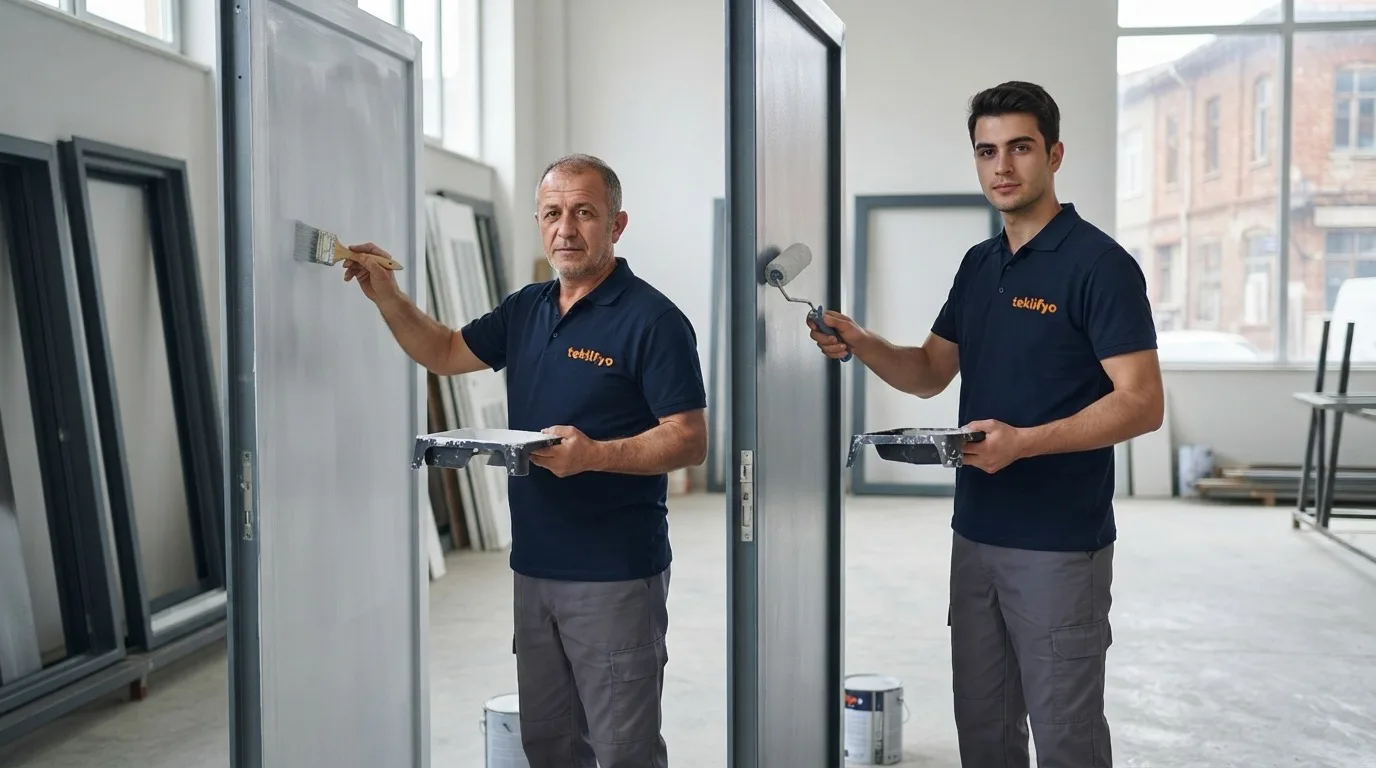 Çelik Kapı Boyama