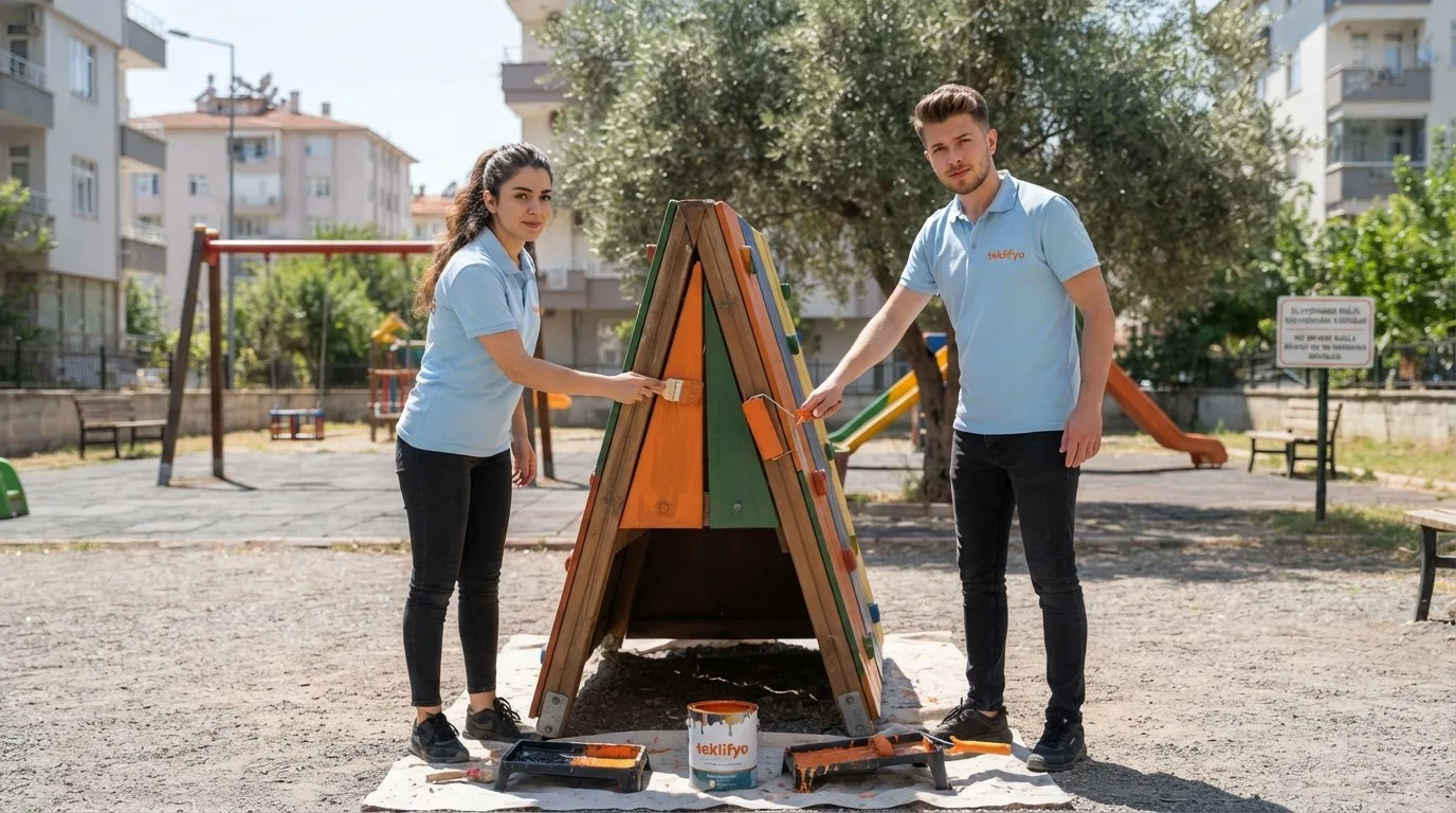 Çocuk Parkı Boyama