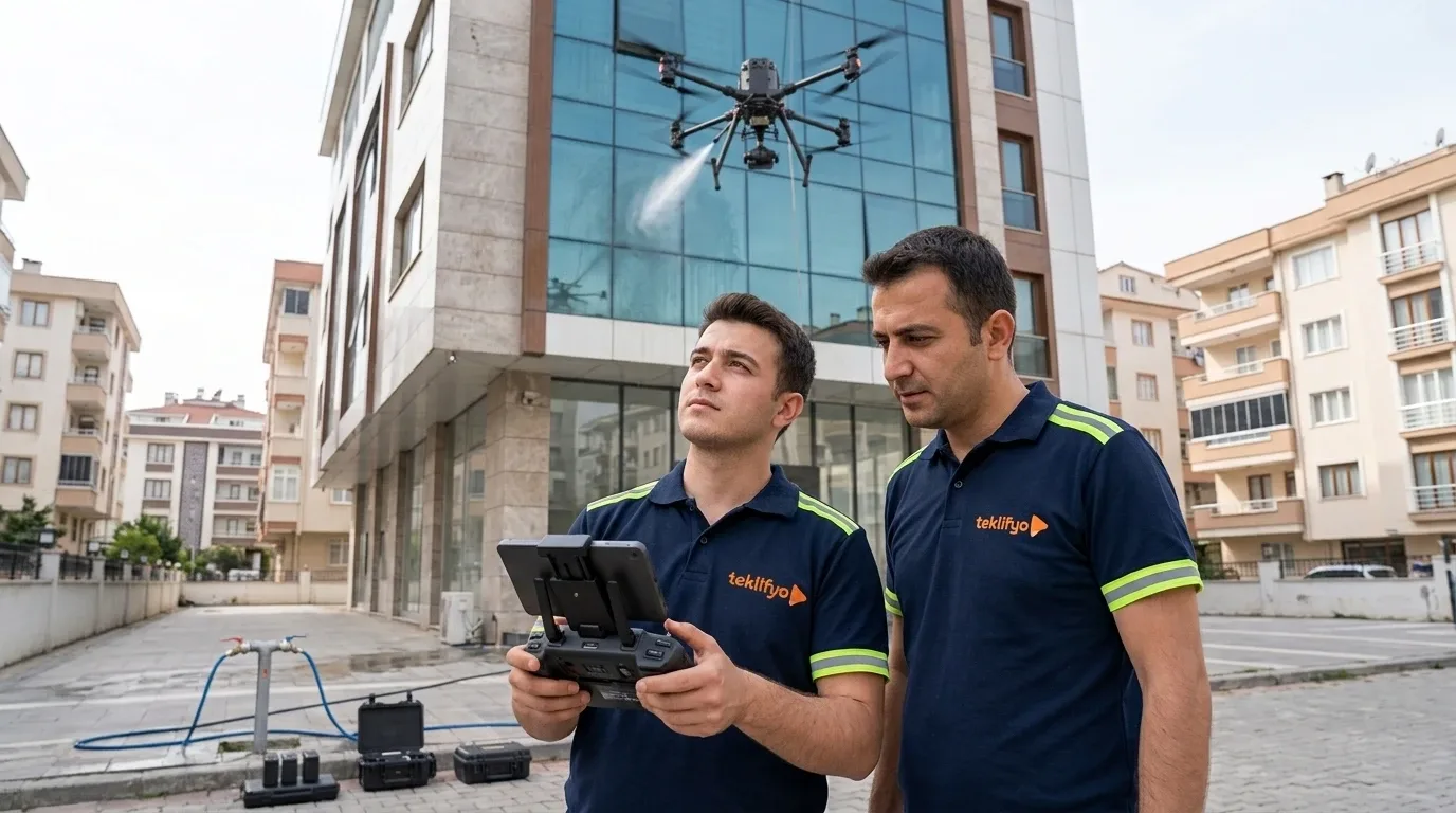 Dronla Cephe Temizliği