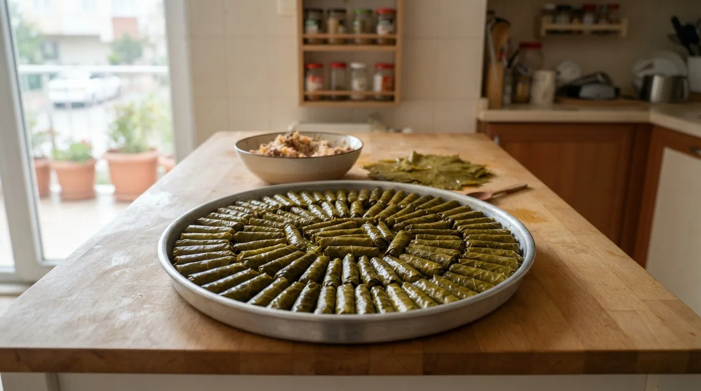 Ev Yapımı Yaprak Sarma