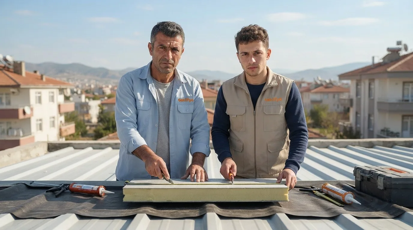 Trapez Sac Çatı İzolasyonu