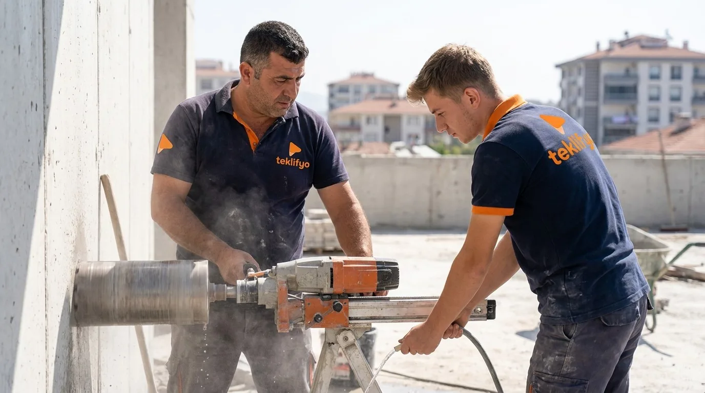Karot Beton Kesme ve Delme