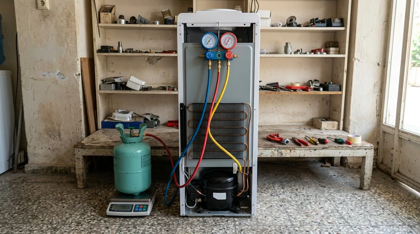 Su Sebili Gaz Dolumu