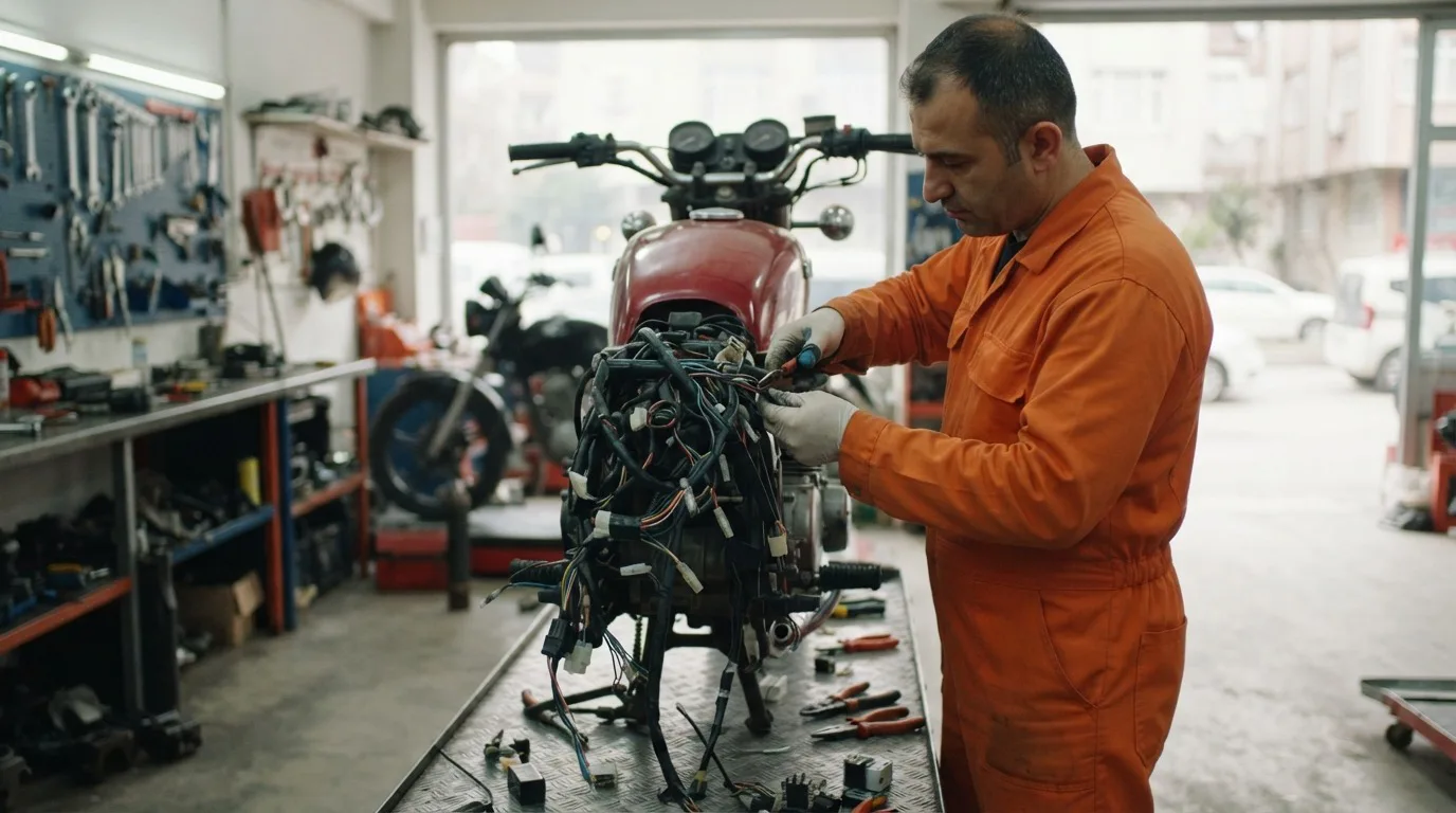 Motosiklet Elektrik Tesisatı Yenileme