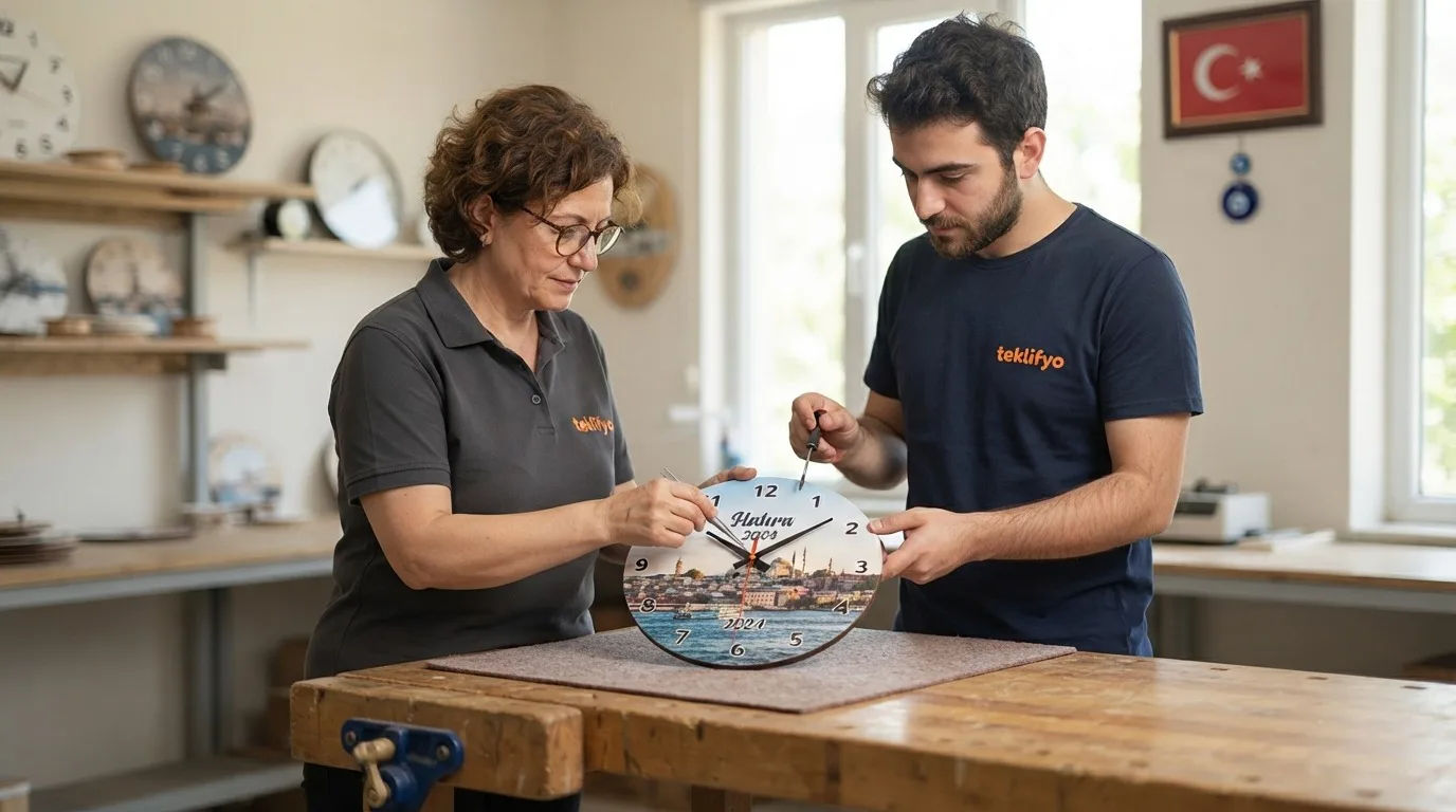 Kişiye Özel Duvar Saati