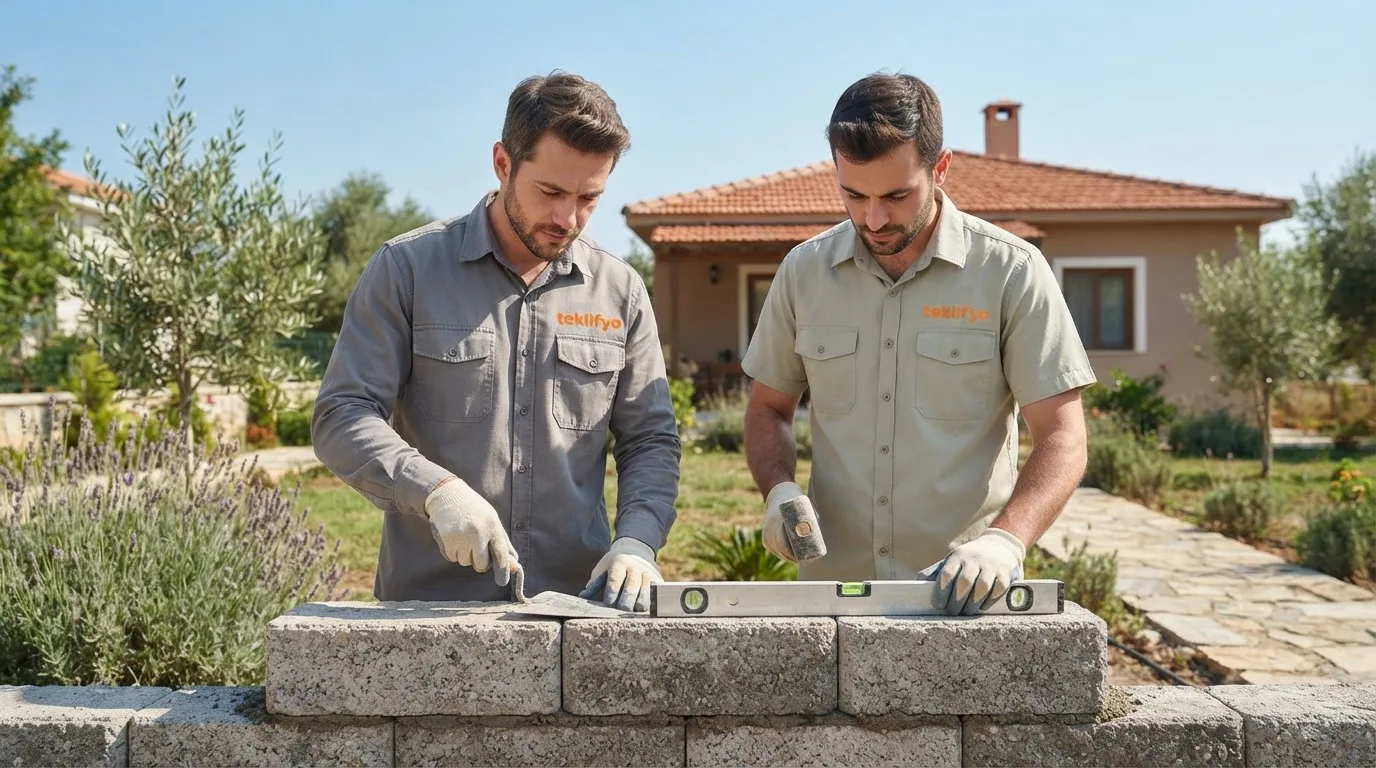 Bahçe Duvarı Yapımı
