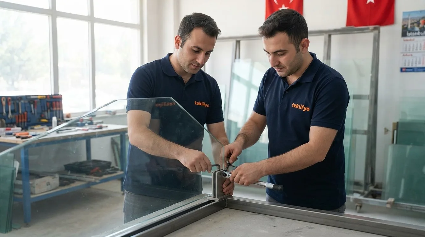 Cam Merdiven Korkuluğu