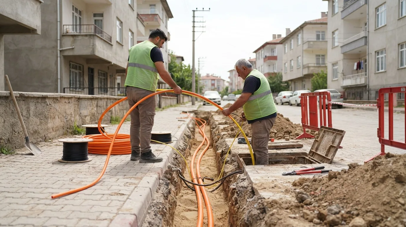 Fiber Kablo Döşeme